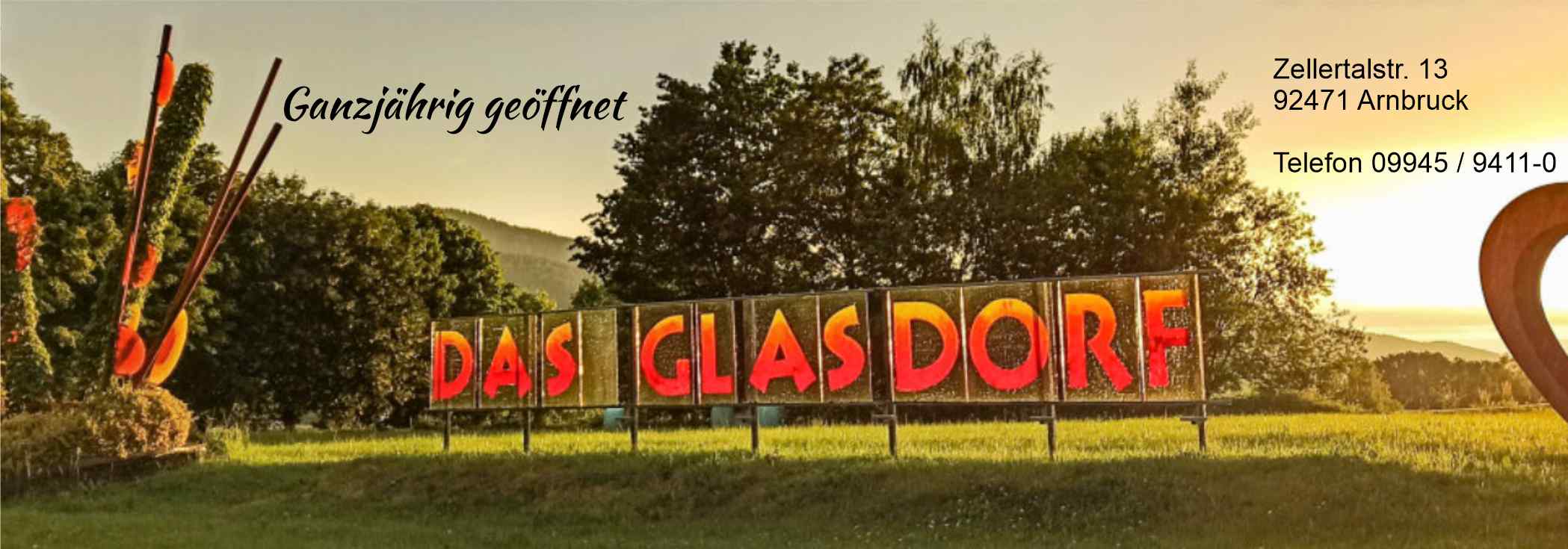 Das Glasdorf in Arnbruck